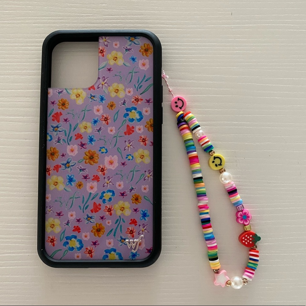 Personalized Beaded Phone Key Chain